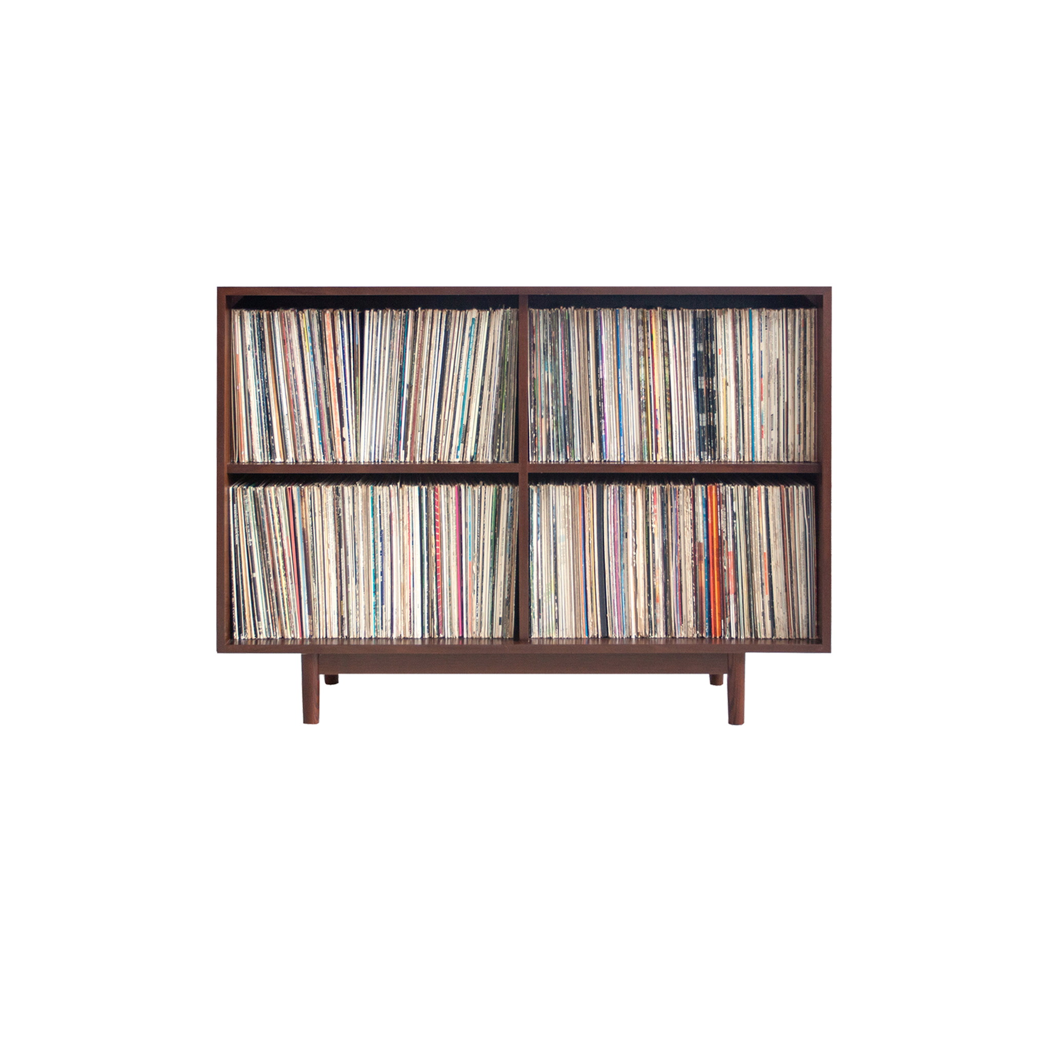 2 x 2 Record Storage SpaceSaving Design for LPs Department