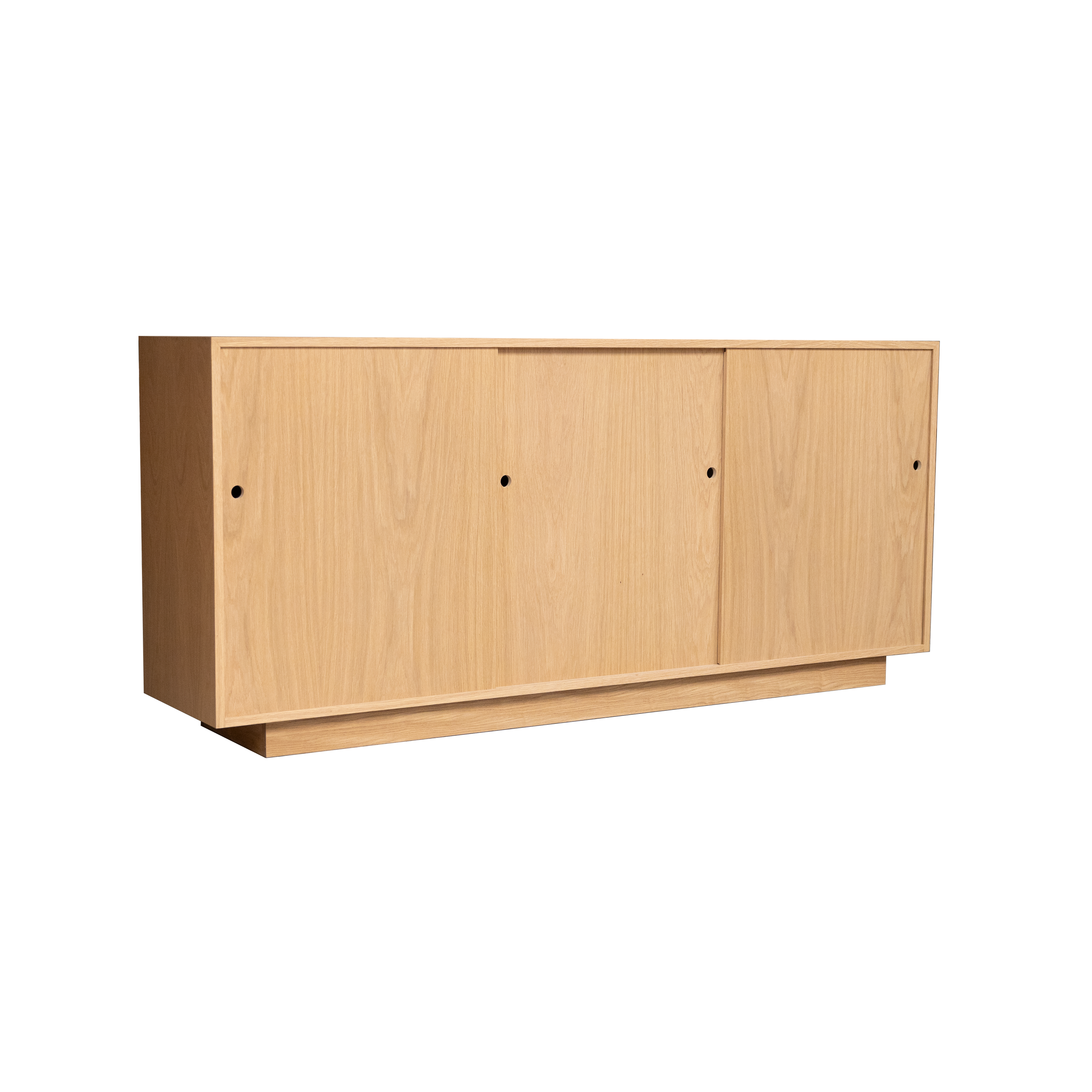 72" 2 x 3 Record Storage Cabinet in White Oak - Ready to Ship